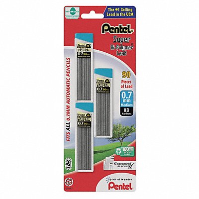 PENTEL PENC27BPHB3K6 Lead Refills 0.7mm Point Size PK90