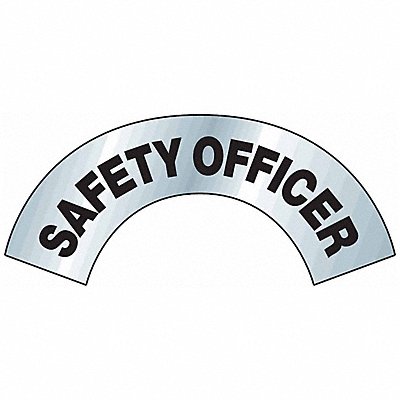 BRADY 28720 Label Safety Black/Silver 3inHx6-7/8inW