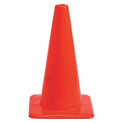 BRADY 80111 Traffic Cone Vinyl 8in. Dia Orange