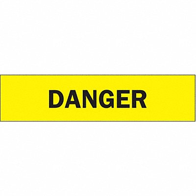 GRAINGER 91213 Barricade Tape Danger Black/Yellow 3inW