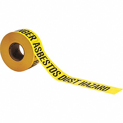 GRAINGER 91456 Barricade Tape Black/Yellow 1000 ft L