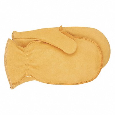 MIDWEST GLOVES GEAR 9100J Winter Glove Elastic Unlined XL Tan PR