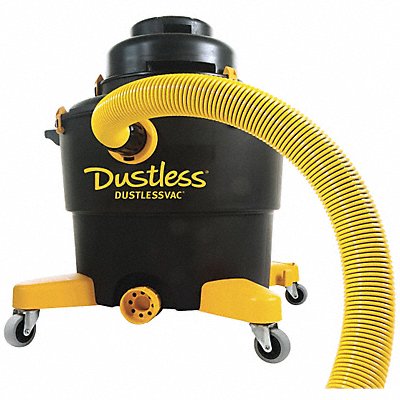 DUSTLESS TECHNOLOGIES--LOVE LESS ASH CO D1603 Dust Extractor 16 gal Plastic 131 cfm