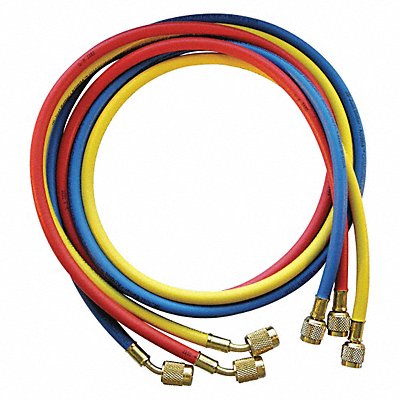 JB INDUSTRIES CCLS560 Manifold Hose Set 60 In Red Yellow Blue