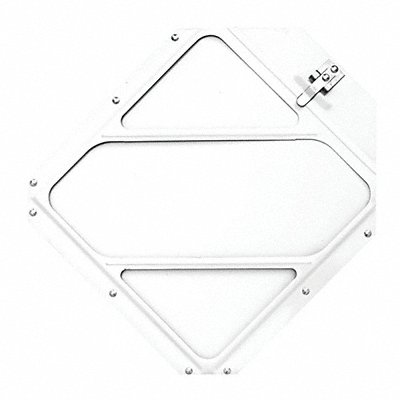 LABELMASTER 80SMW4CC97 Full Frame Flip Placard Holder 14-1/8 H