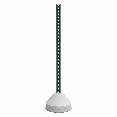 TAPCO 37300920 Concrete Base w/U-Channel Post 125 lb