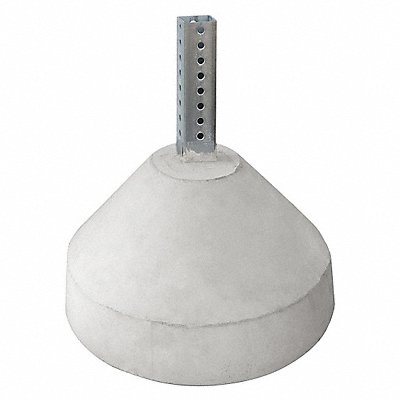 TAPCO 105863 Concrete Base w/Square Post Sleeve