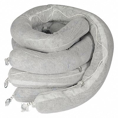 CONDOR 35ZR52 Absorbent Boom Universal 10 ft L PK4