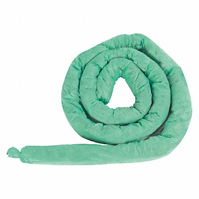 CONDOR 35ZR55 Absorb Sock Chem/Hazmat 20ft L PK2