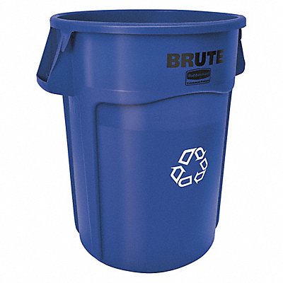 RUBBERMAID COMMERCIAL PRODUCTS FG264307BLUE Recycling Receptacle Blue 44 gal.