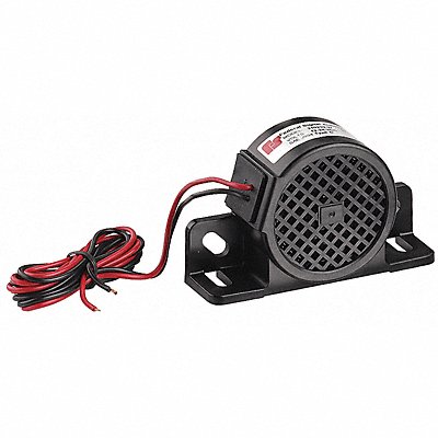 FEDERAL SIGNAL 210240W Back Up Alarm 102dB 12 to 24VDC Black