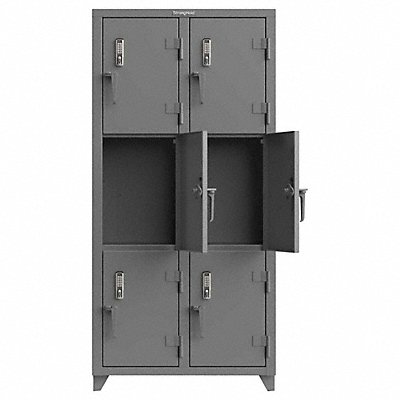 STRONG HOLD 366D183TEKL Locker 36 W 18 D 75 H Assembled