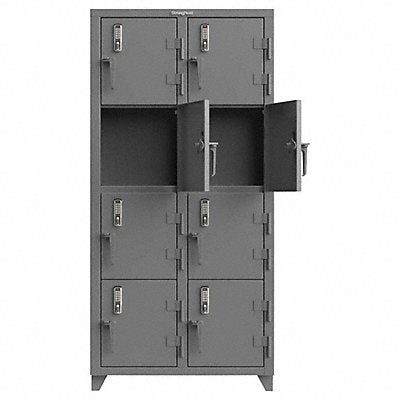 STRONG HOLD 368D184TEKL Locker Assembled 36 W 18 D 75 H