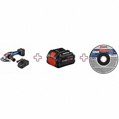 BOSCH GWX18V13CB14GBA18V80TCWX1S600 Cordless Combination Kit 18V DC
