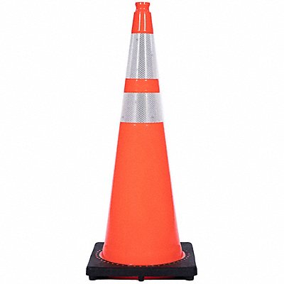 GRAINGER RS90045CT3M64 Traffic Cone 10 lb Orange Cone Color