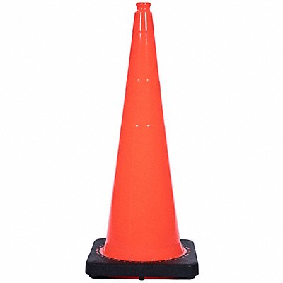 GRAINGER RS90055CT Traffic Cone 12 lb Orange Cone Color