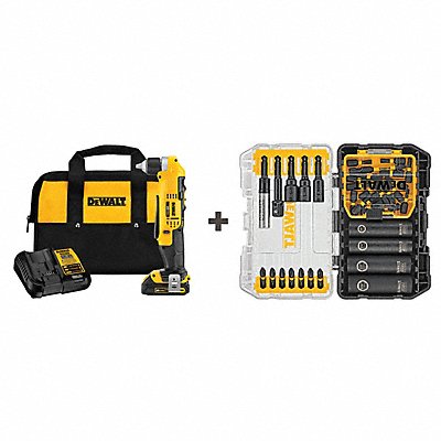DEWALT DCD740C1DWA2T35IR Drill Kit Cordless 2000 RPM 20V DC