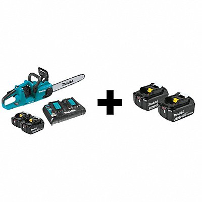 MAKITA XCU04PTBL1850B2 36V LXT BL 16 Chain Saw Kit (5.0Ah)