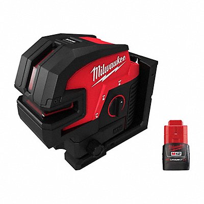 MILWAUKEE 36242000000000 M12 Cross w/ 4PT Laser + CP3.0 Battery
