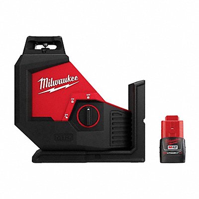 MILWAUKEE 36312000000000 M12 Single Plane Laser + CP3.0 Battery