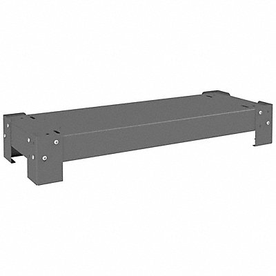 DURHAM MFG 36495 CabBase Grey Steel PwdrCtd/Gloss For12in