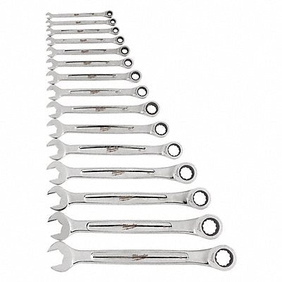 MILWAUKEE 48229416 Combination Wrench St CV Steel Chrome Standard