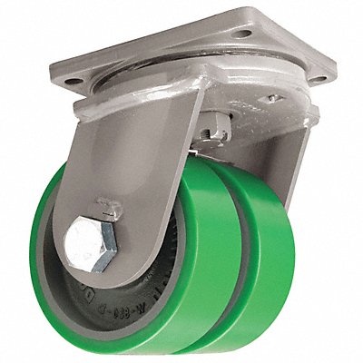 HAMILTON SMDD83DT4SLDHCB Plate Castor 5000 lb Load Rating