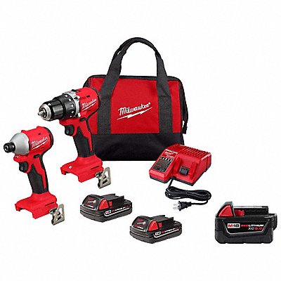 MILWAUKEE 369222CT48111850 M18 CPBL 2-Tool Kit + M18 XC5.0 Battery