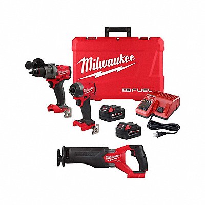 MILWAUKEE 369722000000 M18 Fuel Combo Kit 3 Bare Tools Charger