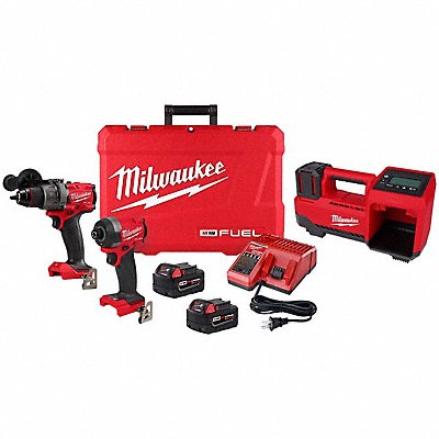 MILWAUKEE 369722000000 M18 FUEL 2-Tool Combo Kit + M18 Inflator