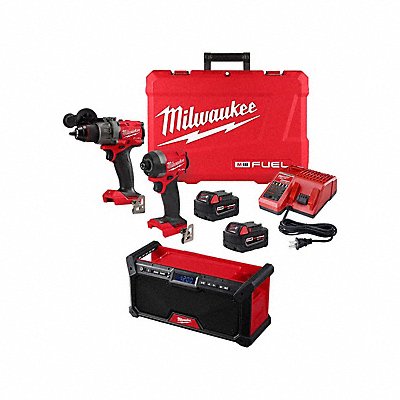 MILWAUKEE 369722000000 M18 FUEL 2-Tool Combo Kit + M18 Radio