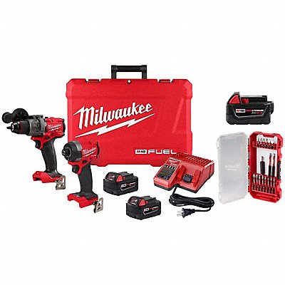 MILWAUKEE 3.69722481118504E+21 Combo Kit 18V 2.3 lb Li Ion Battery