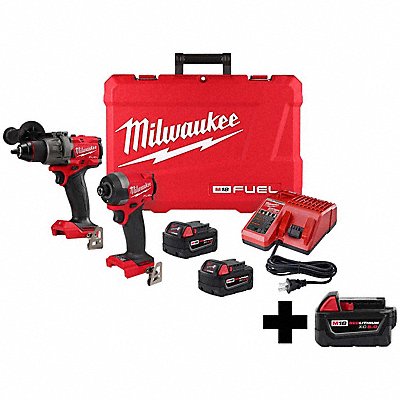 MILWAUKEE 36972200000000 M18 FUEL 2-Tool Kit M18 XC5.0 Battery