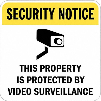 LYLE T11077HI18x18 Property Sign 18 in x 18 in Aluminum