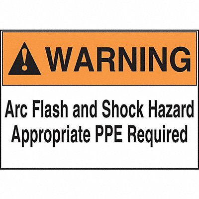 ACCUFORM LRLE323 Arc Flash Labels Roll 3.5inx5in PK100