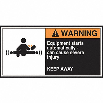 ACCUFORM LECN362 CEMA Label 2 1/2 in x 5 in Vinyl PK5