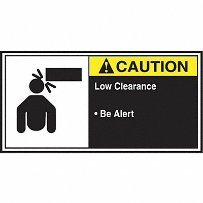 ACCUFORM LECN681 CEMA Label 2 1/2 in x 5 in Vinyl PK5