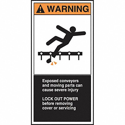ACCUFORM LECN371 CEMA Label 6 in x 3 in Vinyl PK5
