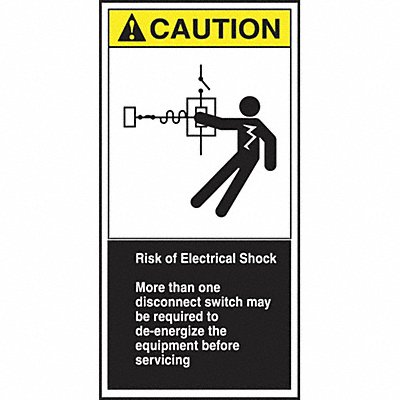 ACCUFORM LECN686 CEMA Label 6 in x 3 in Vinyl PK5