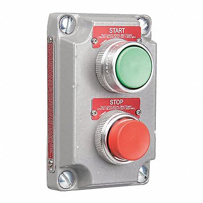 HUBBELL KILLARK XCS0B4 Green And Red Push To Start Expl Proof