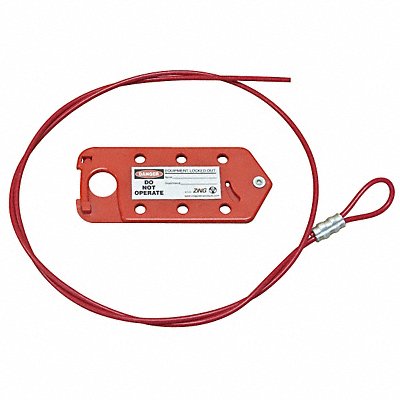 ZING 7132 Tab-Cinching Cable Lockout 6 ft L