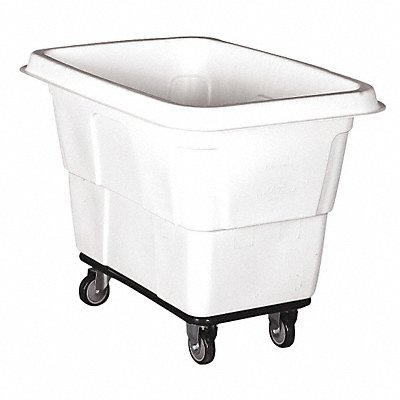GRAINGER 36FL11 Cube Truck MDPE White 8.0 cu ft.