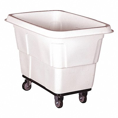 GRAINGER 36FL17 Cube Truck MDPE White 11.9 cu ft.