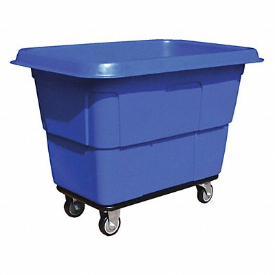 GRAINGER 36FL19 Cube Truck MDPE Blue 14.0 cu ft.