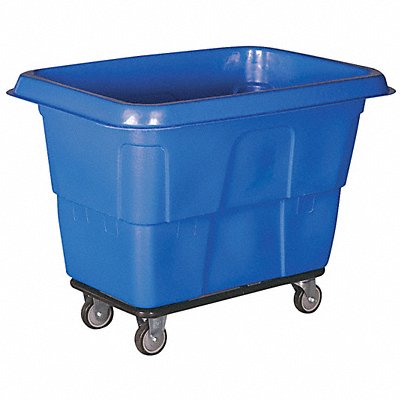 GRAINGER 36FL23 Cube Truck MDPE Blue 16.0 cu ft.