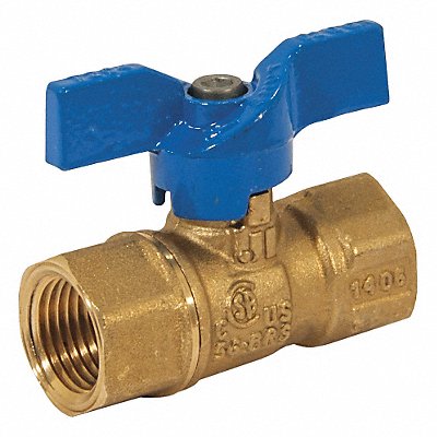 JOMAR VALVE 101403 Manual 2-Way Ball Valve IPS Brass