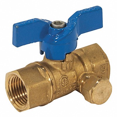 JOMAR VALVE 102303 Manual 2-Way Ball Valve IPS Brass