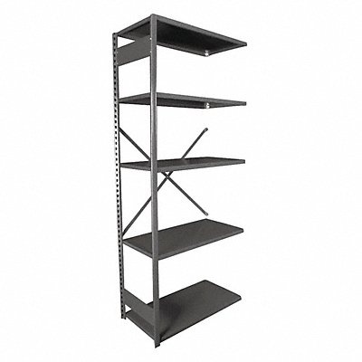 EQUIPTO 663Y5AGY Metal Shelving Cap 500 lb 18inx84inx42in
