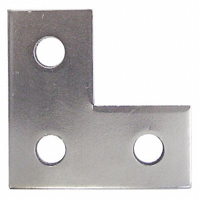 CALBRITE S600003BF0 Corner Plates SS Overall L 3 1/2in