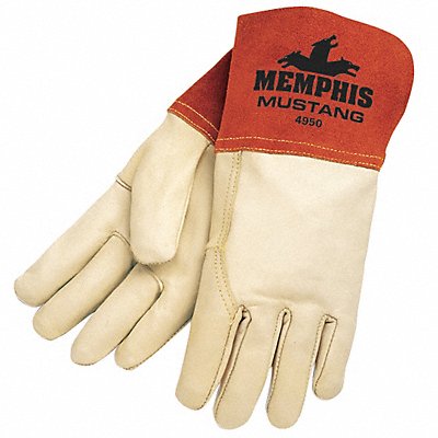 MCR SAFETY 4950S H6307 Welding Gloves MIG TIG S/7 PR
